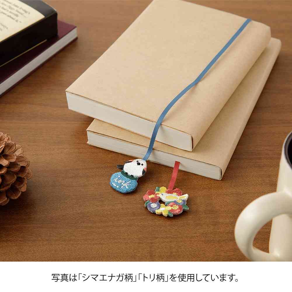 ミドリ ブックマーカー 刺繍 シマエナガ柄 1個 - Image 11