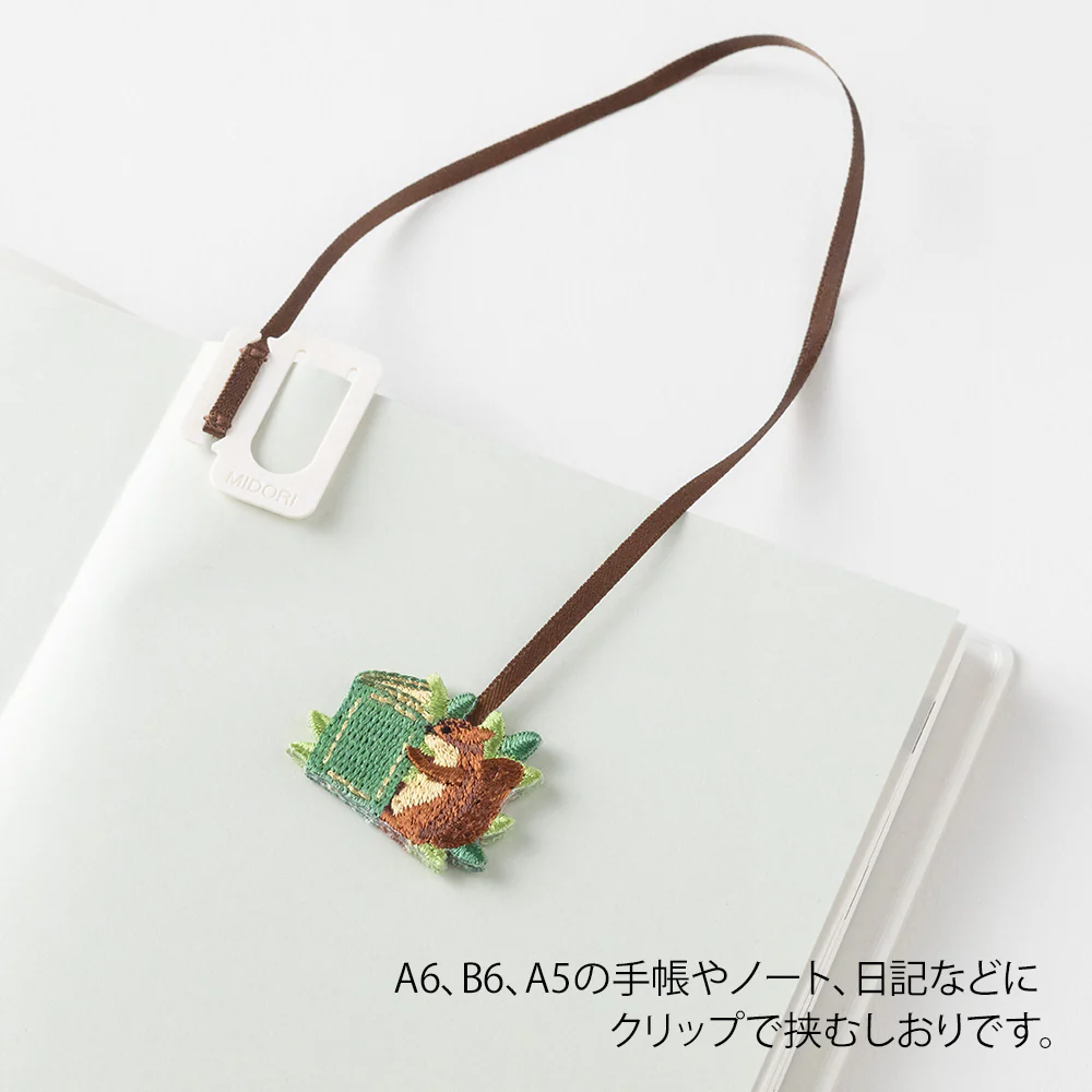 ミドリ ブックマーカー 刺繍 リス柄 1個 - Image 4