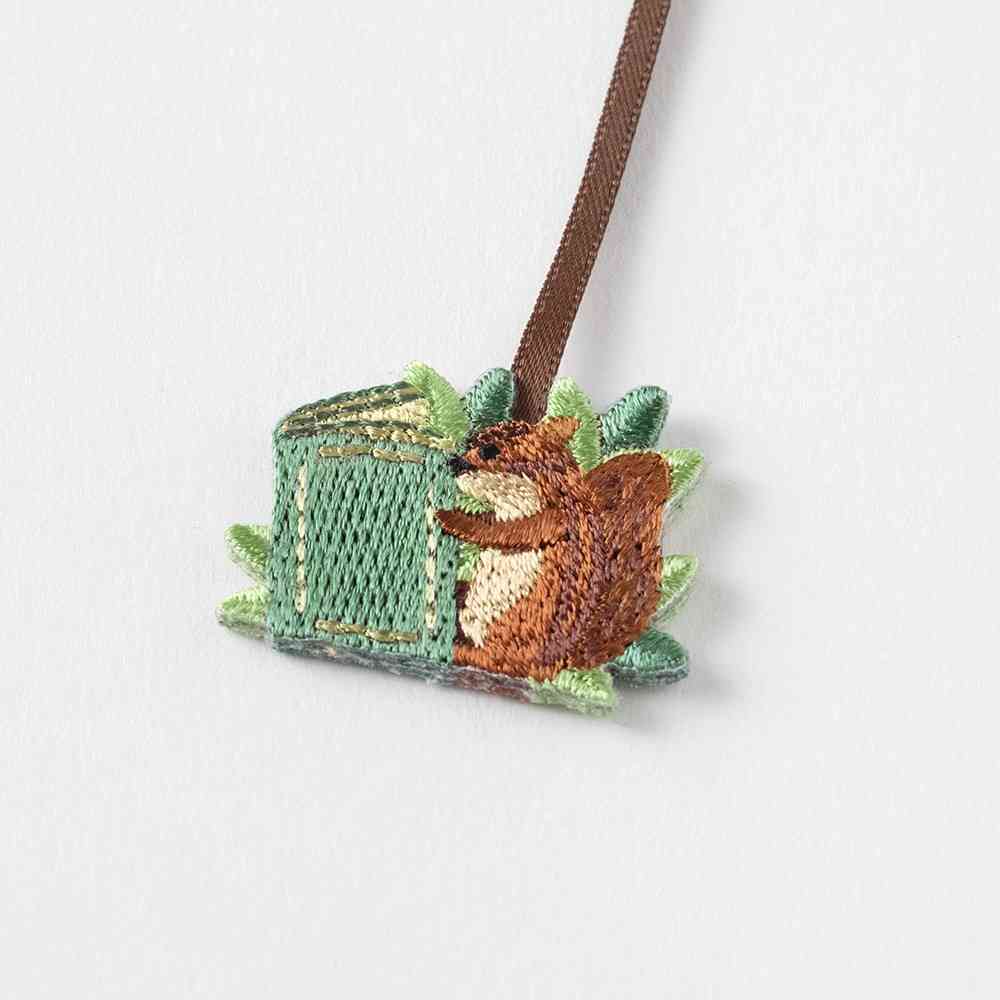 ミドリ ブックマーカー 刺繍 リス柄 1個 - Image 8