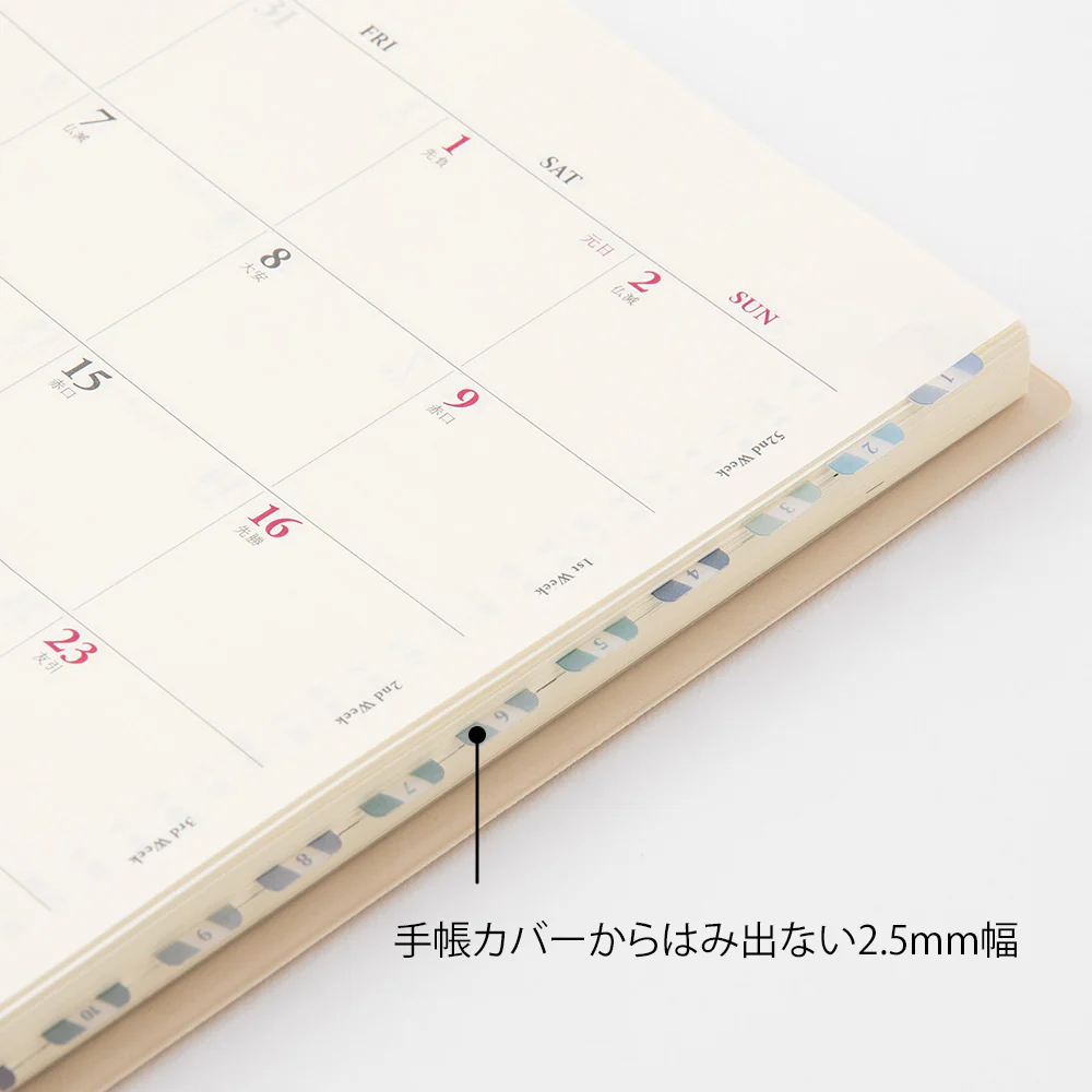 ミドリ インデックスラベル S チラット 数字 ブルー 2シート（48 枚）入 - Image 4