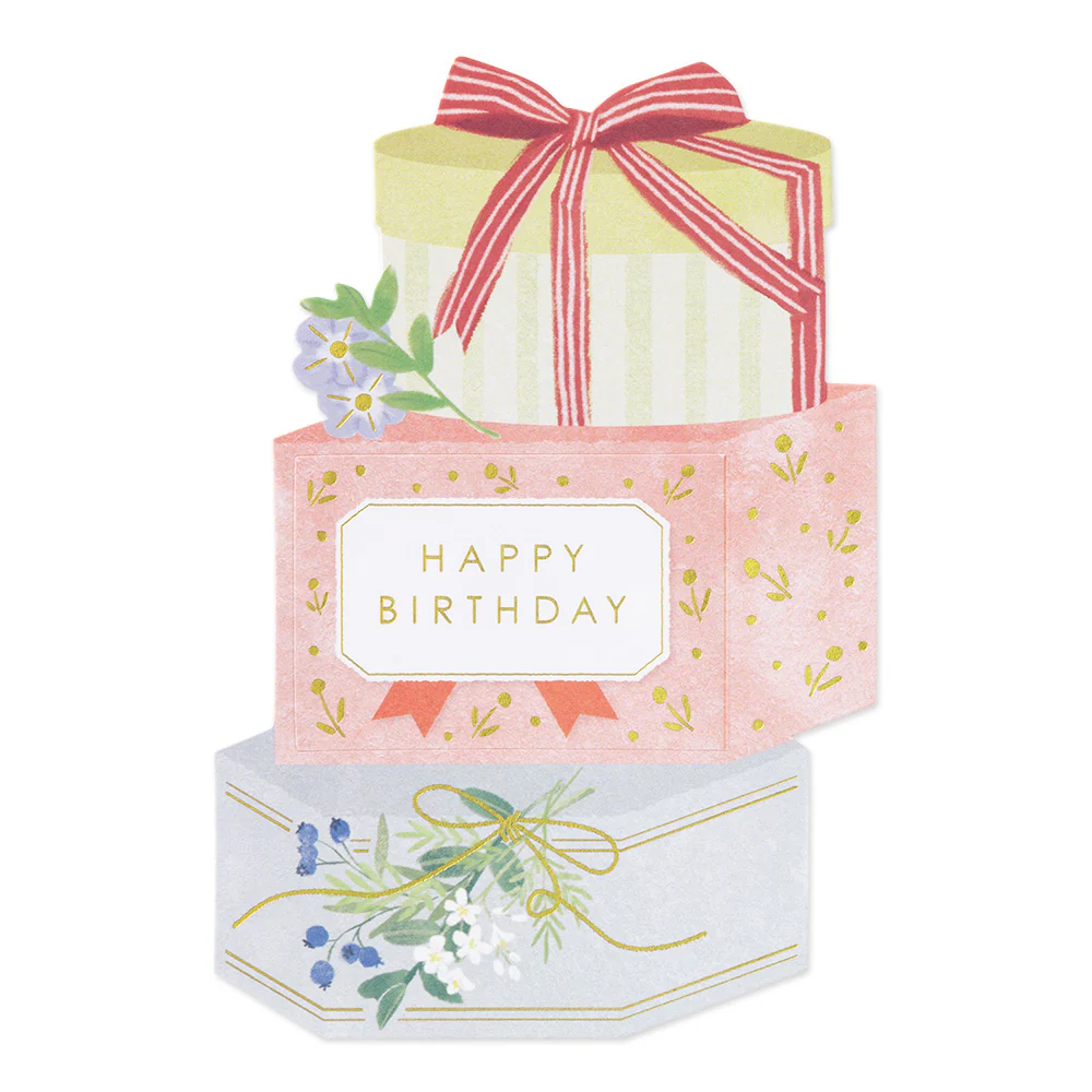 ミドリ カード めくる 誕生日 プレゼント柄 1個 - Image 2