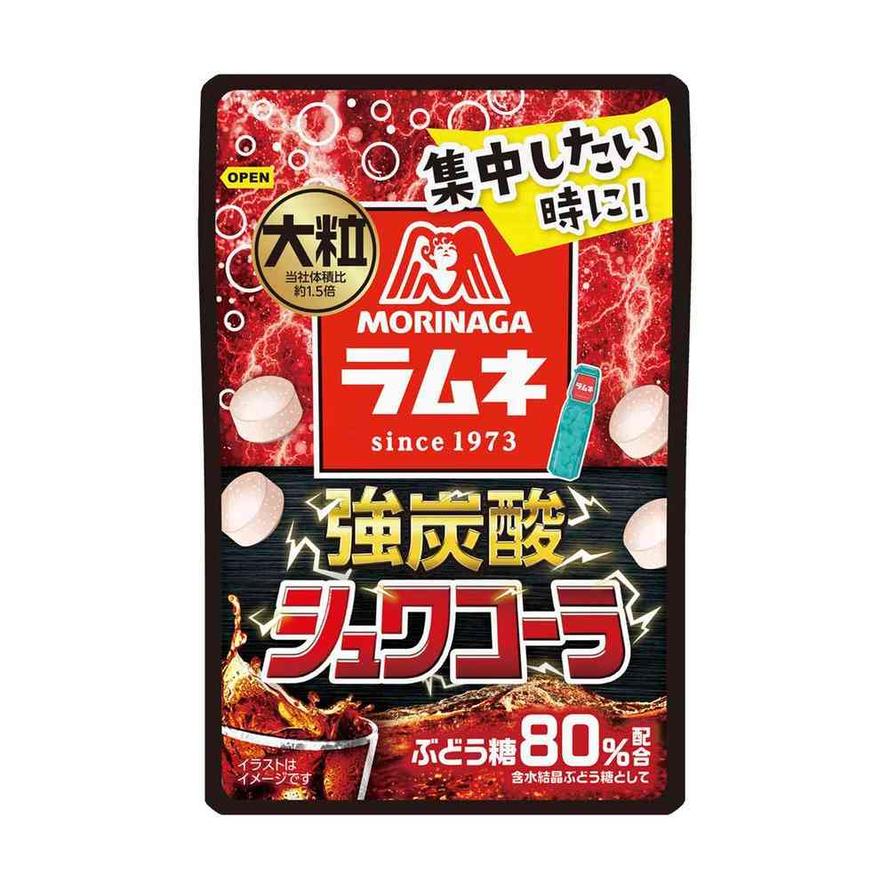 ◆森永製菓 大粒ラムネ 強炭酸 シュワコーラ 25g - Image 3