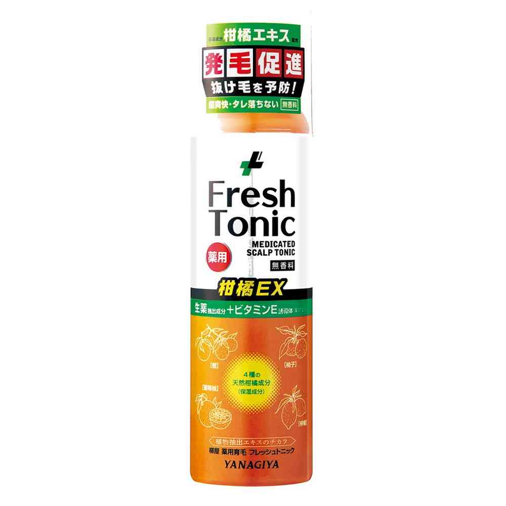 【医薬部外品】柳屋 薬用育毛 フレッシュトニック 柑橘EX <無香料> 190g