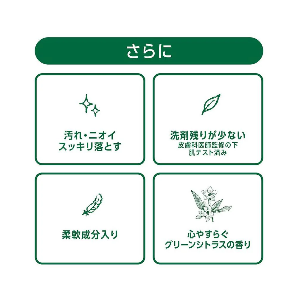 ライオン アクロンやさしさプレミアム グリーンシトラス 詰替 650ml - Image 4