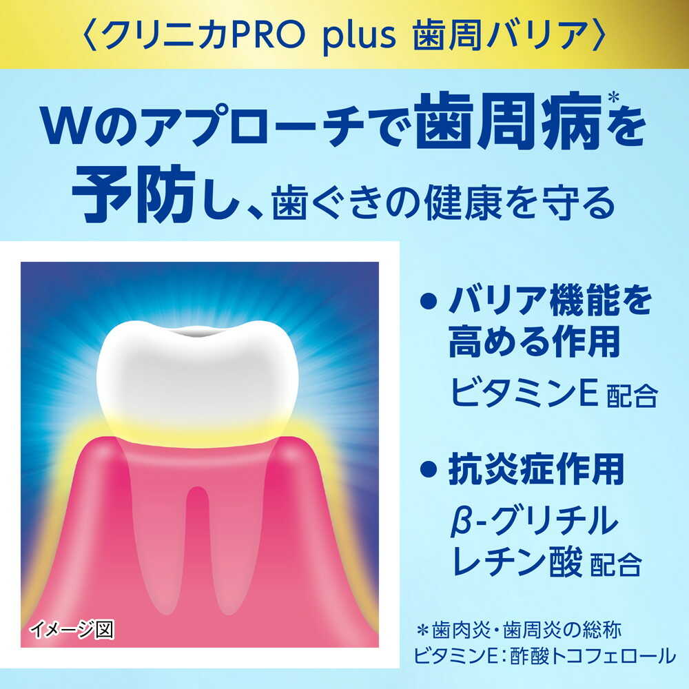 【医薬部外品】ライオン クリニカPRO plus 歯周バリア ハミガキ 95g - Image 7
