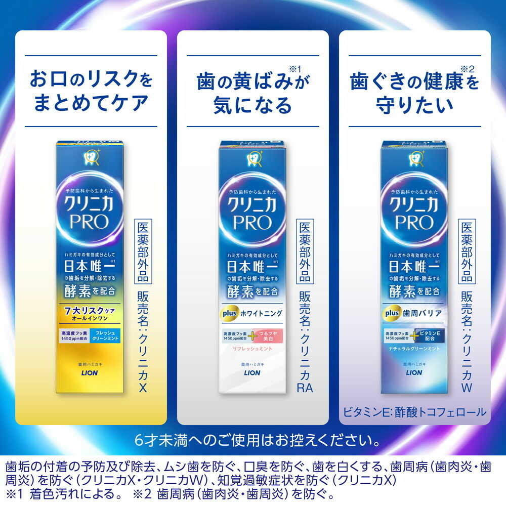 【医薬部外品】ライオン クリニカPRO plus 歯周バリア ハミガキ 95g - Image 9