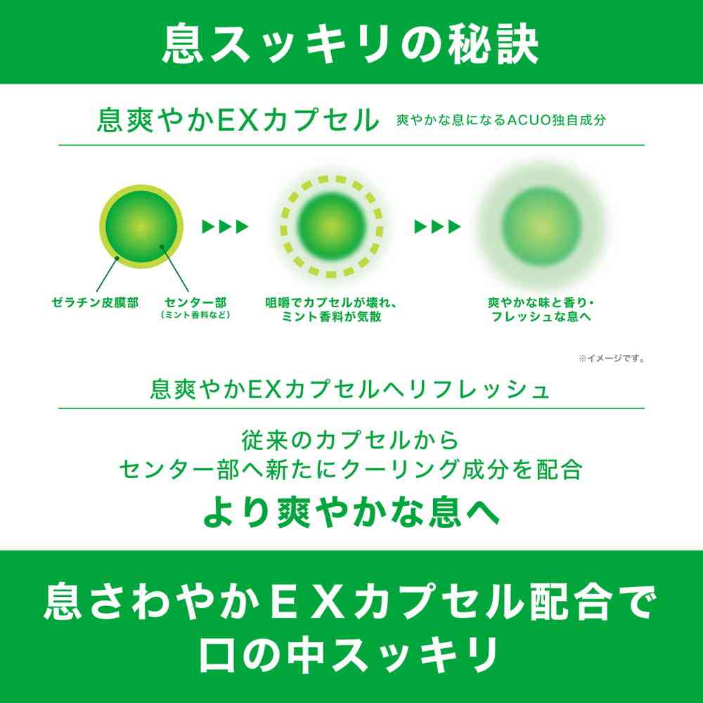 ◆ロッテ ACUOグリーンミント ボトル 137g - Image 3