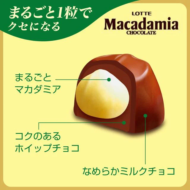 ◆ロッテ マカダミアチョコレート 9粒入 - Image 3