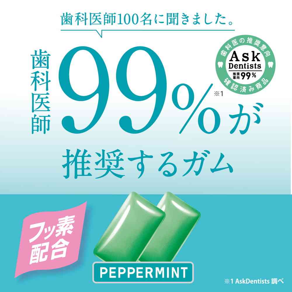 ◆ロッテ キシリトールガム+フッ素 <ペパーミント> スリムボトル 125g - Image 7