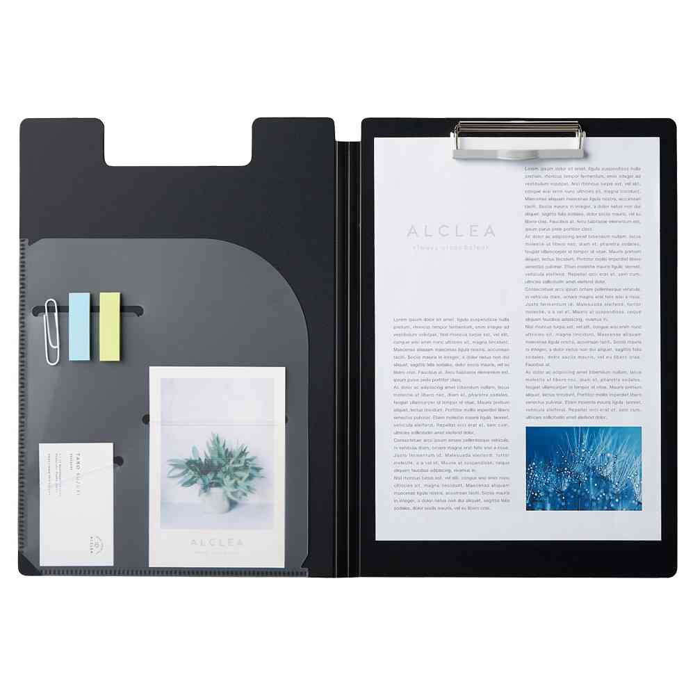 リヒトラブ ALCLEA 抗菌クリップファイル A4 ライトグリーン 1冊 - Image 2