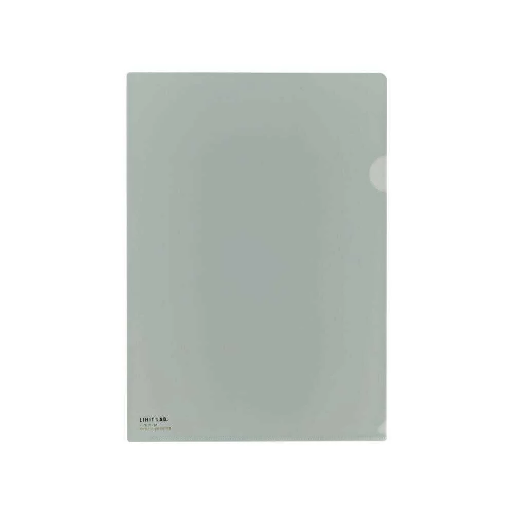 リヒトラブ カラークリヤーホルダー A4 オリーブ 1枚 - Image 3