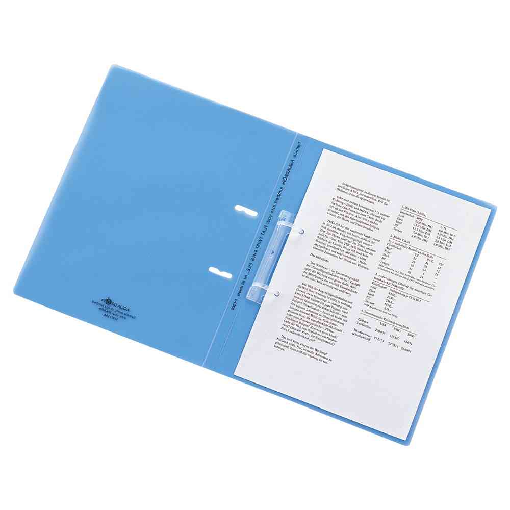 リヒトラブ  AQUA DROPs フラット・ツイストリングファイル A4 黄 1冊 - Image 2