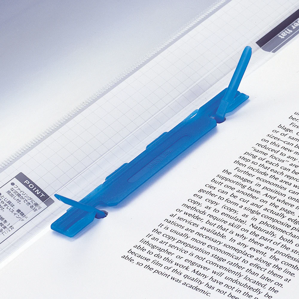 リヒト ルーパーフラット A4 青 コピー用紙100枚 1冊 - Image 2