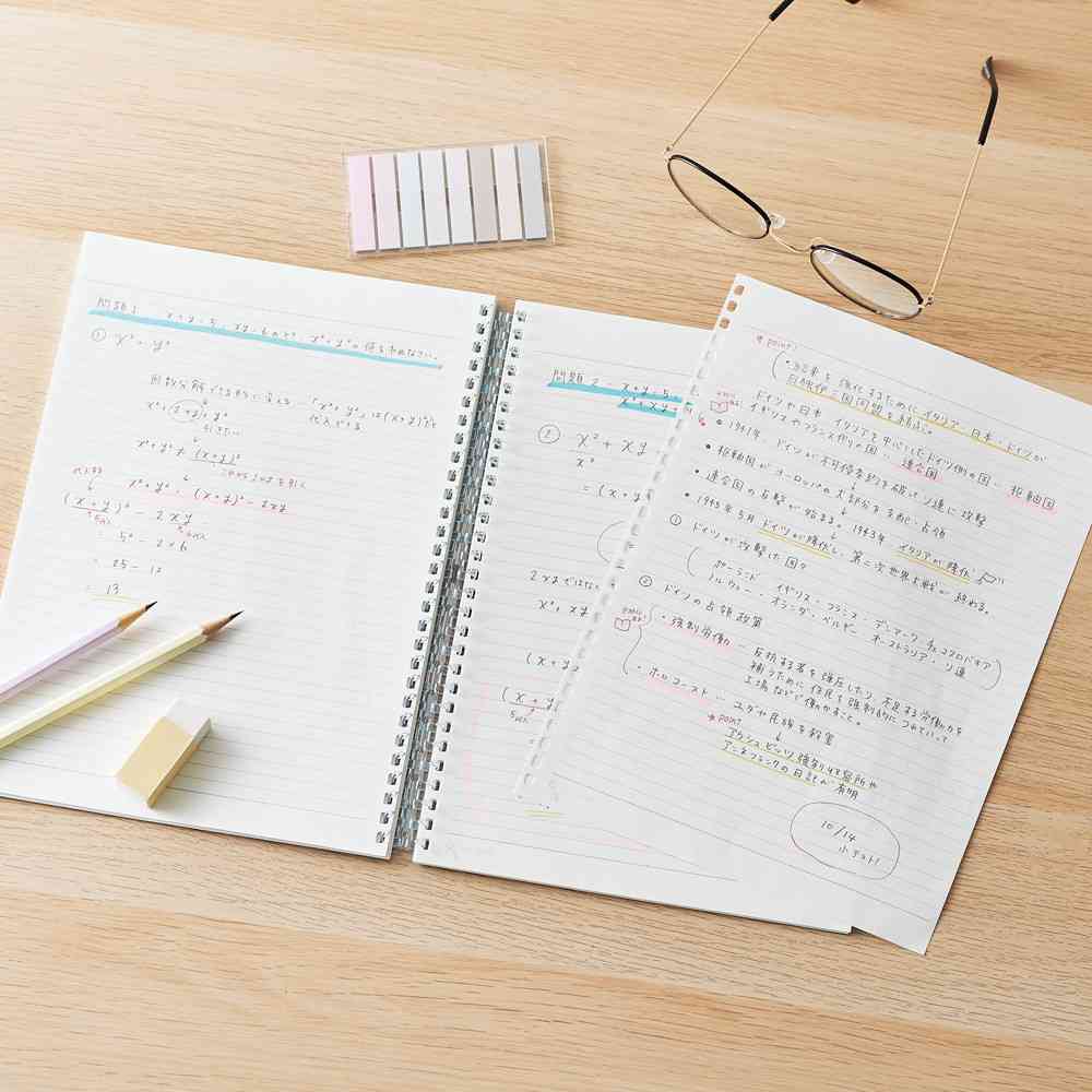 リヒトラブ  オープンリングノート セミB5 グリーン 1冊 - Image 2