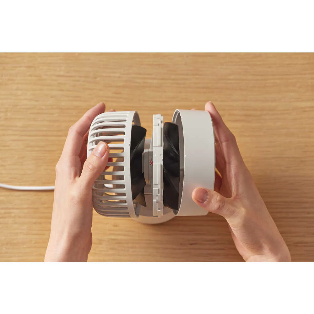 デスクファン Silky Wind Mini ライトグレー 【直送品】 返品・キャンセル・他商品と同時購入は不可 - Image 10
