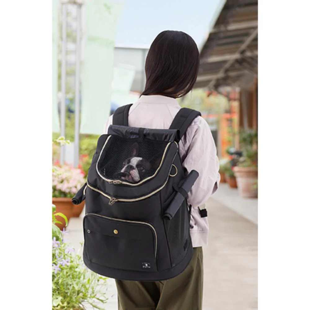 Porta ドッグリュックキャリー ブラック 【直送品】 返品・キャンセル・他商品と同時購入は不可 - Image 2