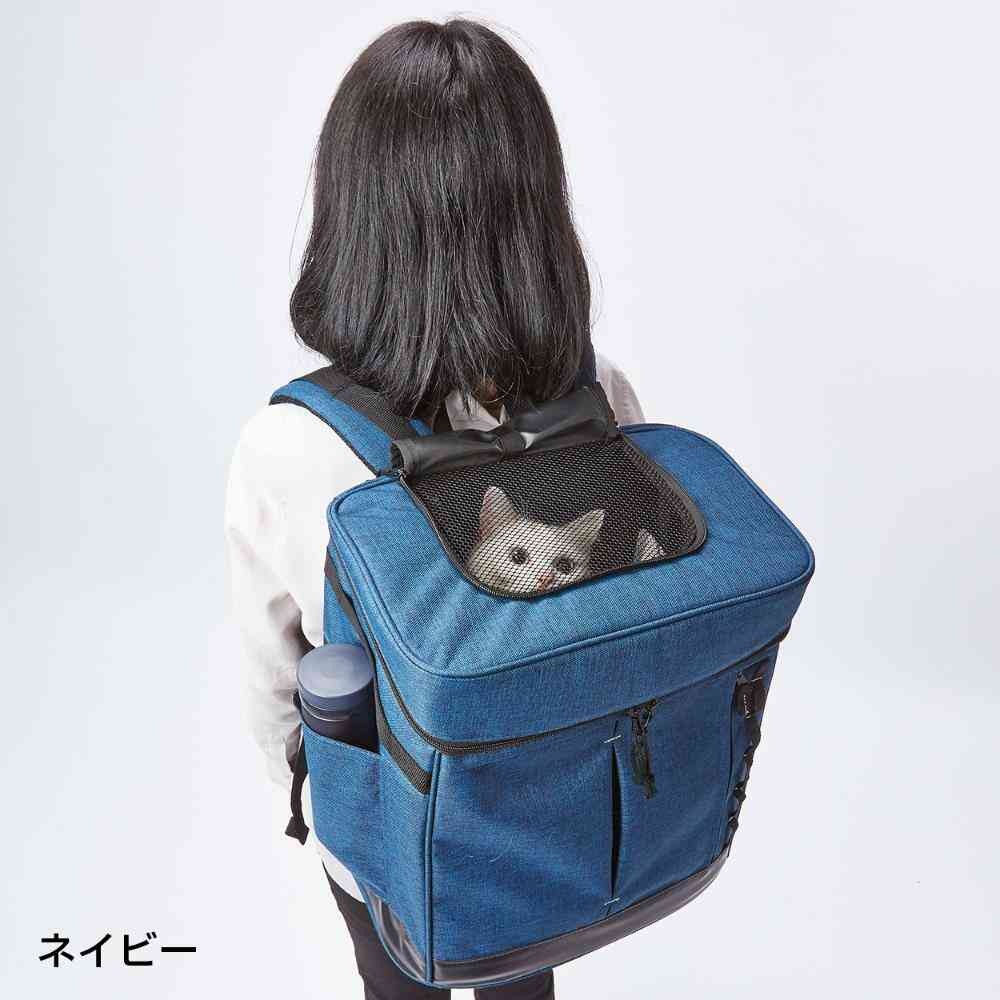 Liscio CAT リュックキャリー ネイビー 【直送品】 返品・キャンセル・他商品と同時購入は不可 - Image 4