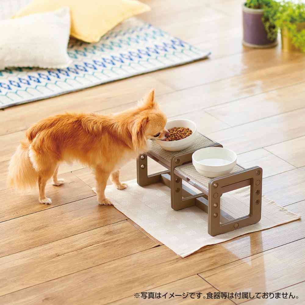 高さも角度も変えられる 犬用 食事台 【直送品】 返品・キャンセル・他商品と同時購入は不可 - Image 4