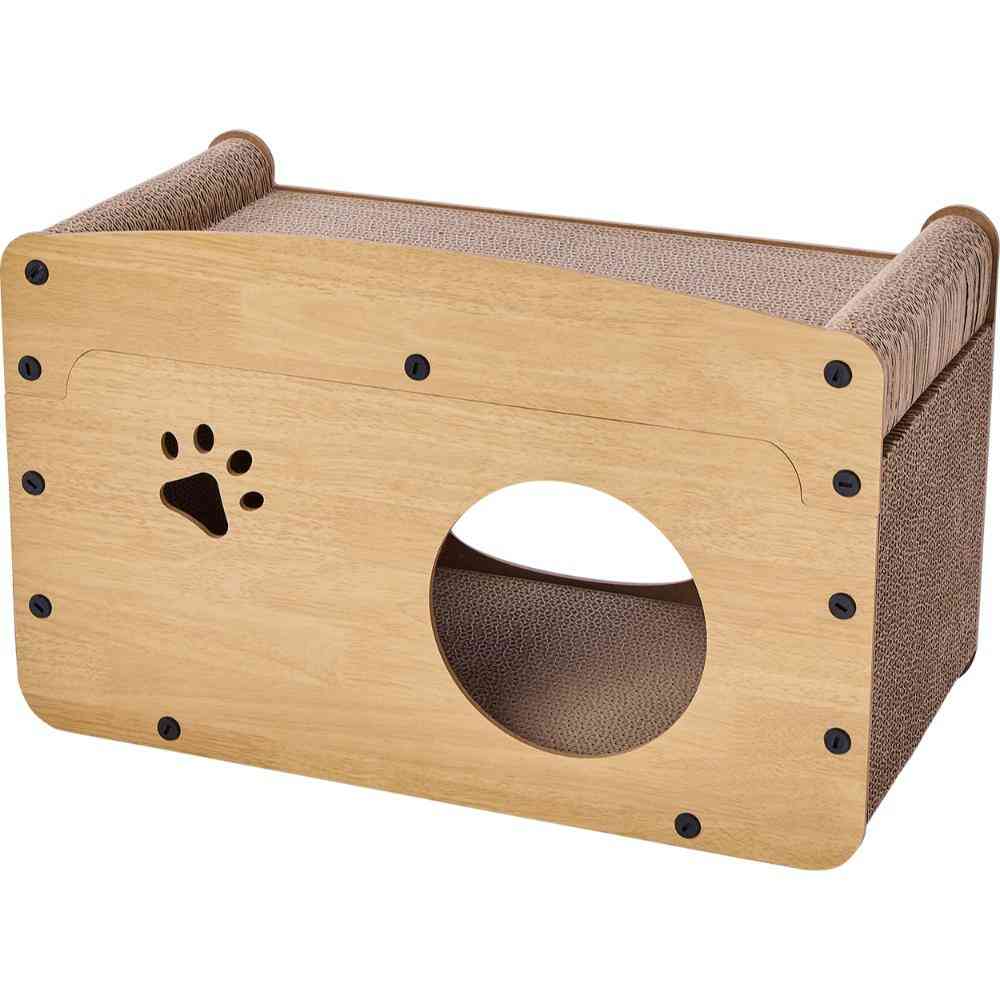 猫用おもちゃ くつろげる ねこまどつめみがきハウス 【直送品】 返品・キャンセル・他商品と同時購入は不可 - Image 2
