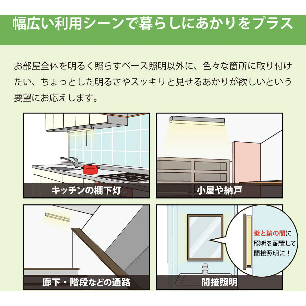 HotaluX LED一体型ベース照明逆富士150幅4000lm 【直送品】 返品・キャンセル・他商品と同時購入は不可 - Image 2