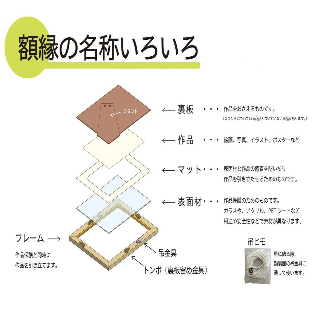 スケッチ額 パルク F6 ブラウン 33H00300609 【直送品】 返品・キャンセル・他商品と同時購入は不可 - Image 5