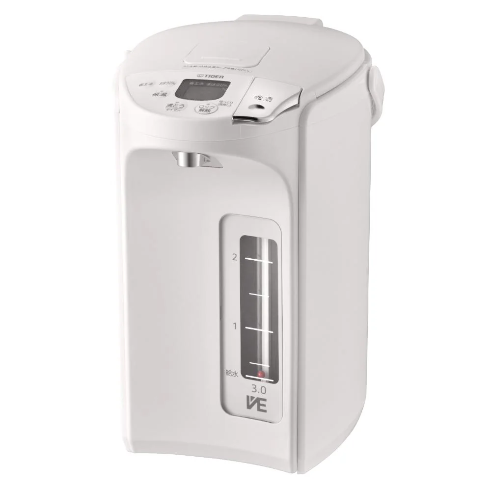 タイガー 蒸気レスVE 電気まほうびん 3.0L PIPG300WE 【直送品】 返品・キャンセル・他商品と同時購入は不可
