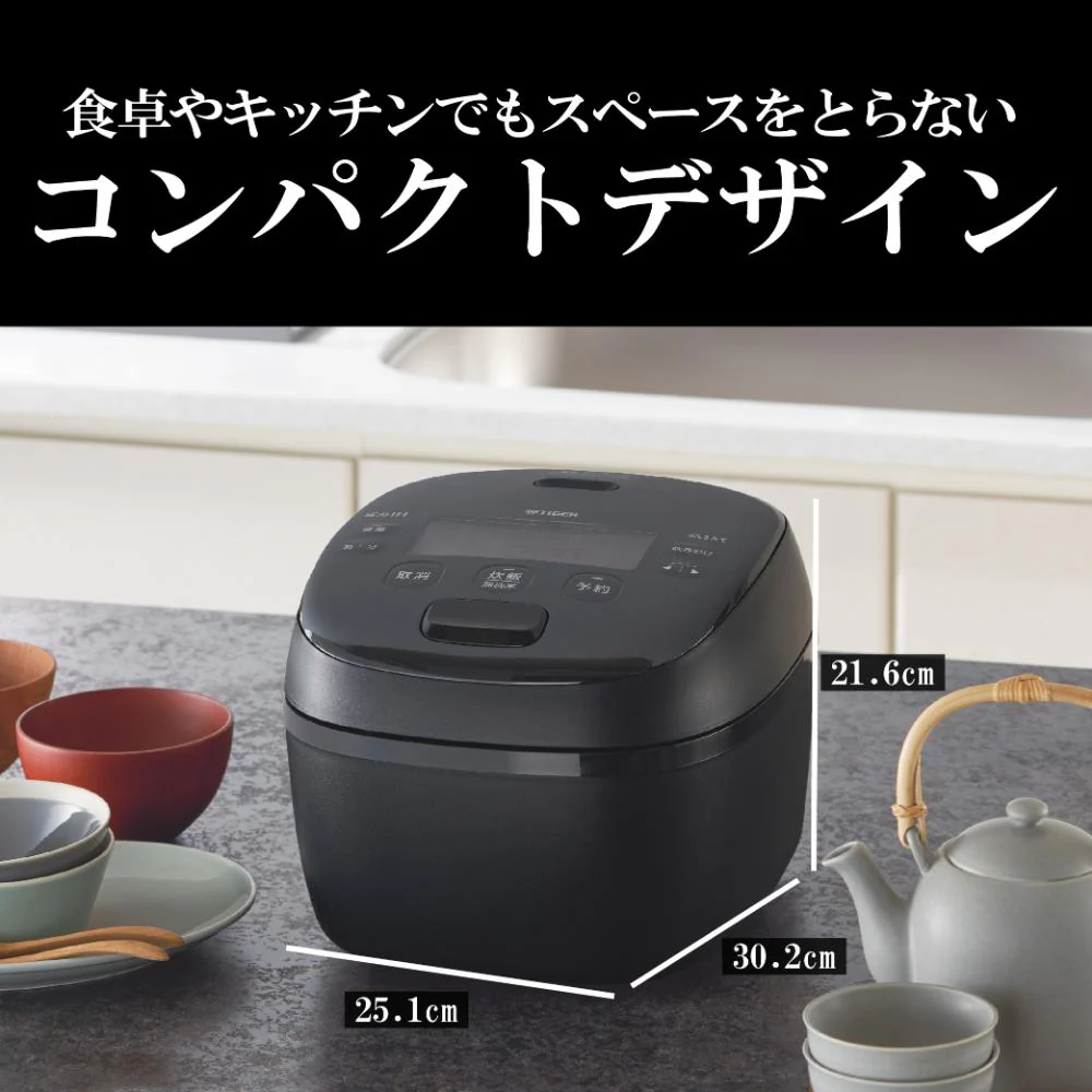 タイガー 圧力IHジャー炊飯器 炊きたて JRI-H100K 【直送品】 返品・キャンセル・他商品と同時購入は不可 - Image 9