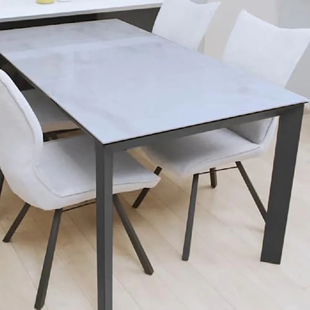 ダイニングテーブル Granada ホワイトクォーツ180 【直送品】 返品・キャンセル・他商品と同時購入は不可 - Image 2