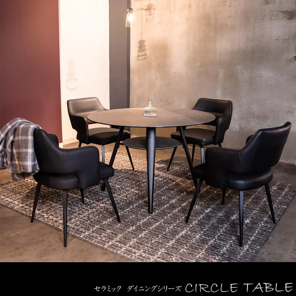 サークルテーブル Olbia ストームグレー 100 【直送品】 返品・キャンセル・他商品と同時購入は不可 - Image 4