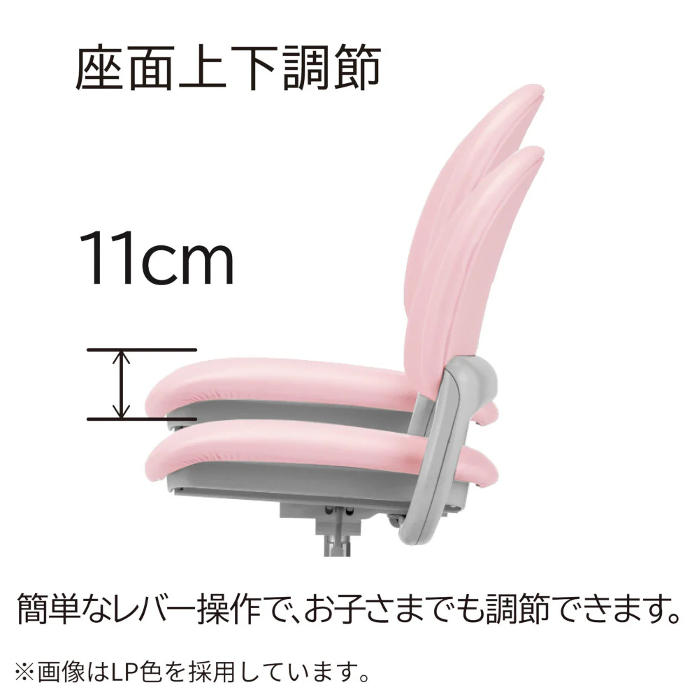 ベストフィットチェア ライトブルー 回転チェア 安定性 PVC 【直送品】 返品・キャンセル・他商品と同時購入は不可 - Image 2