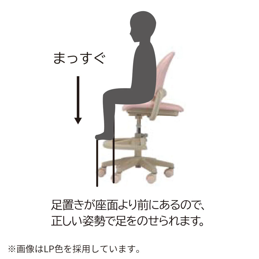 ベストフィットチェア ライトブルー 回転チェア 安定性 PVC 【直送品】 返品・キャンセル・他商品と同時購入は不可 - Image 4