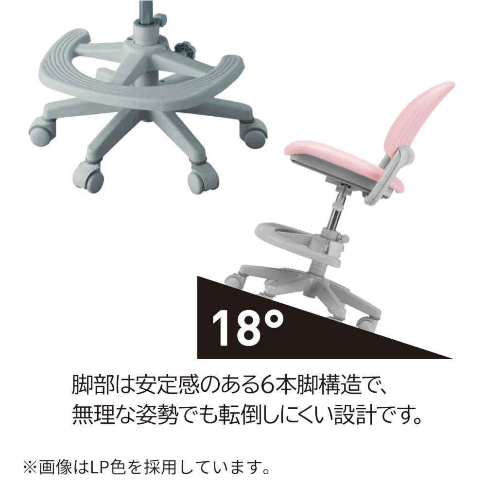 ベストフィットチェア ライトブルー 回転チェア 安定性 PVC 【直送品】 返品・キャンセル・他商品と同時購入は不可 - Image 5