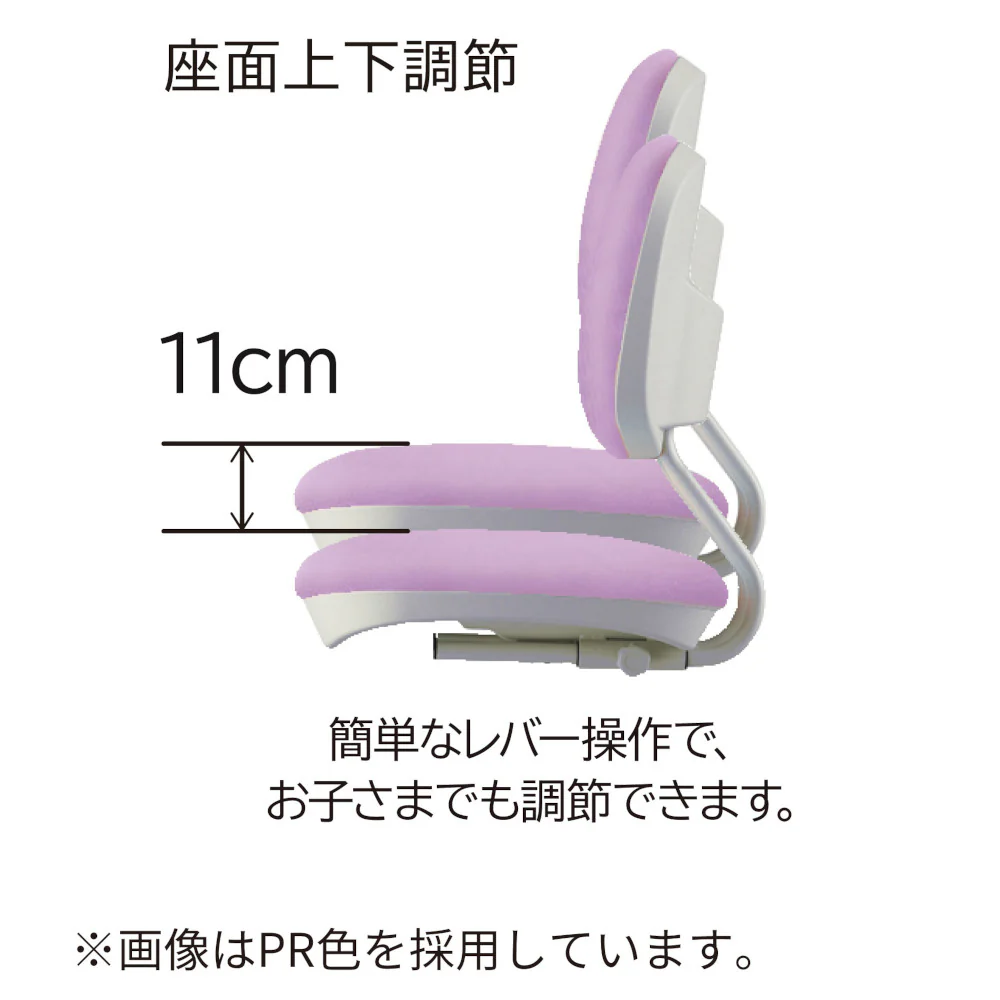ジャストフィットチェア ネイビーブルー 回転チェア ファブリック 【直送品】 返品・キャンセル・他商品と同時購入は不可 - Image 2