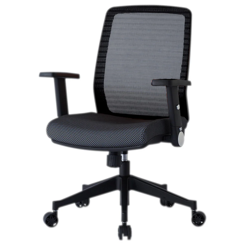 メッシュチェア JG4 肘付き JG4-301BK 【直送品】 返品・キャンセル・他商品と同時購入は不可
