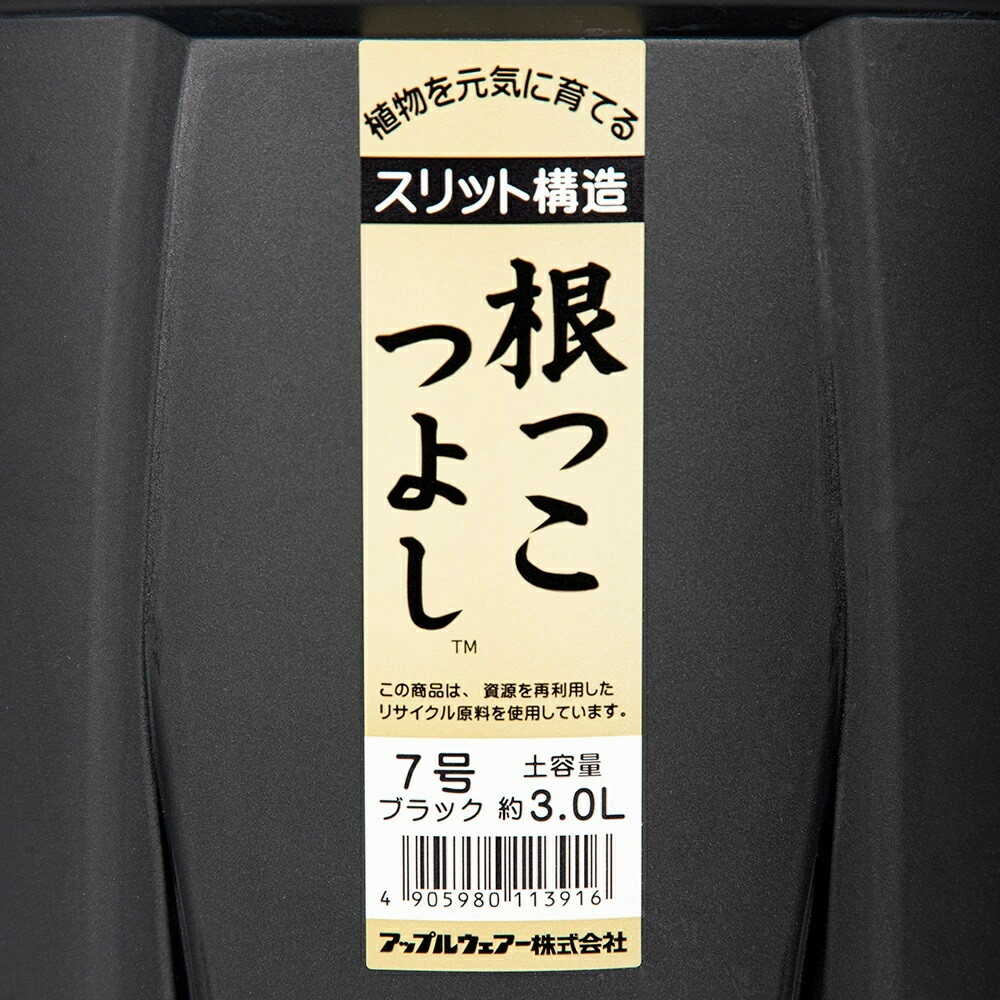 アップルウェアー 根っこつよし 7号 ブラック - Image 10