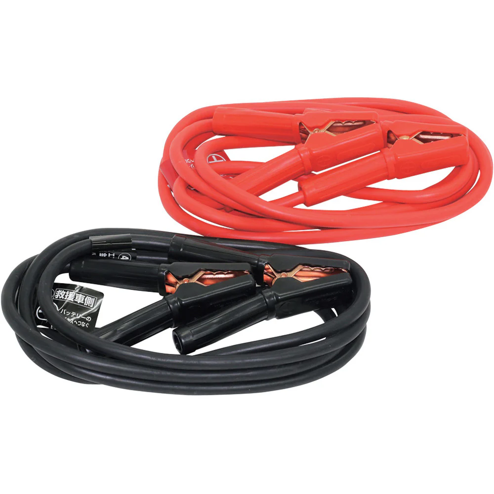 ブースターケーブル DC12V/24V・100A 3.5m 【直送品】 返品・キャンセル・他商品と同時購入は不可