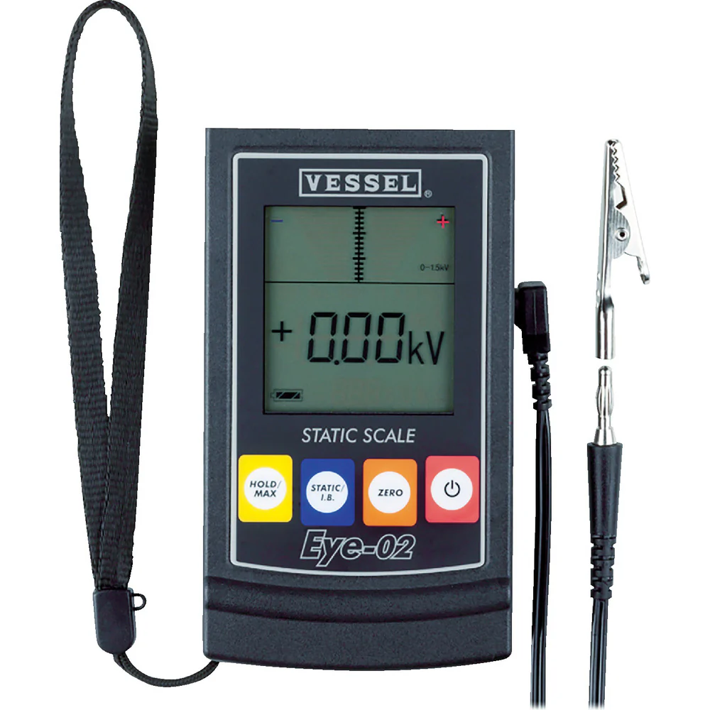 EYE02 VESSEL 静電気測定器 No.Eye-02 【直送品】 返品・キャンセル・他商品と同時購入は不可