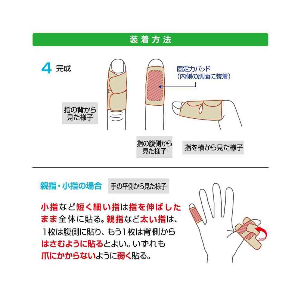 ミノウラ カサハラ式 指先へバテープ 15枚 - Image 5
