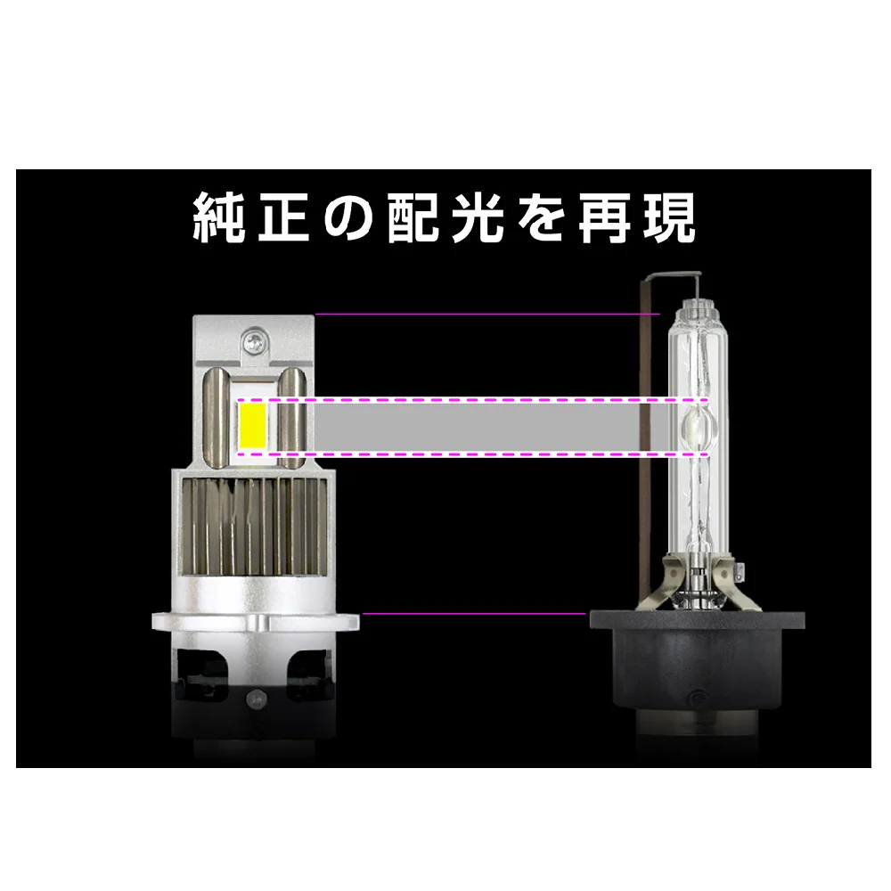 カシムラ HID LEDヘッドバルブ D2S／R 6500K NB207 2個入り - Image 31