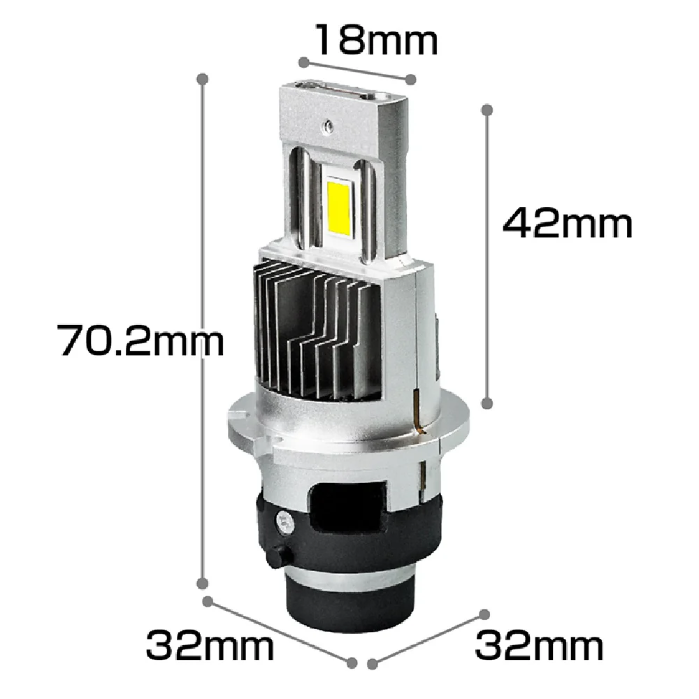 カシムラ HID LEDヘッドバルブ D4S/R 6500K NB208 2個入り - Image 11