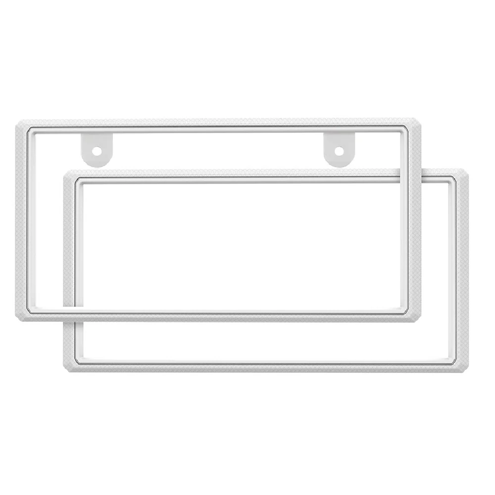 カシムラ ナンバーフレーム ホワイト KS127 2枚入り - Image 6