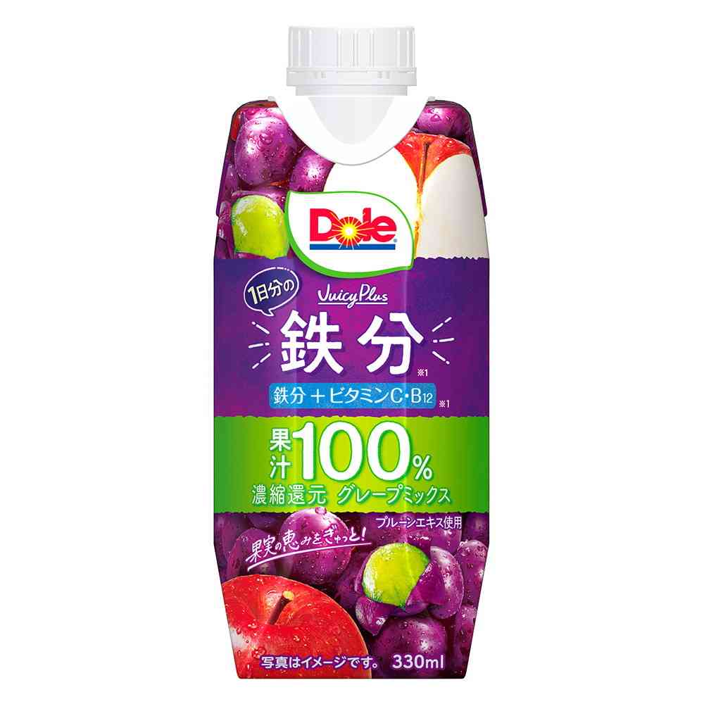 ◆雪印メグミルク Dole 1日分の鉄分 330ml - Image 4