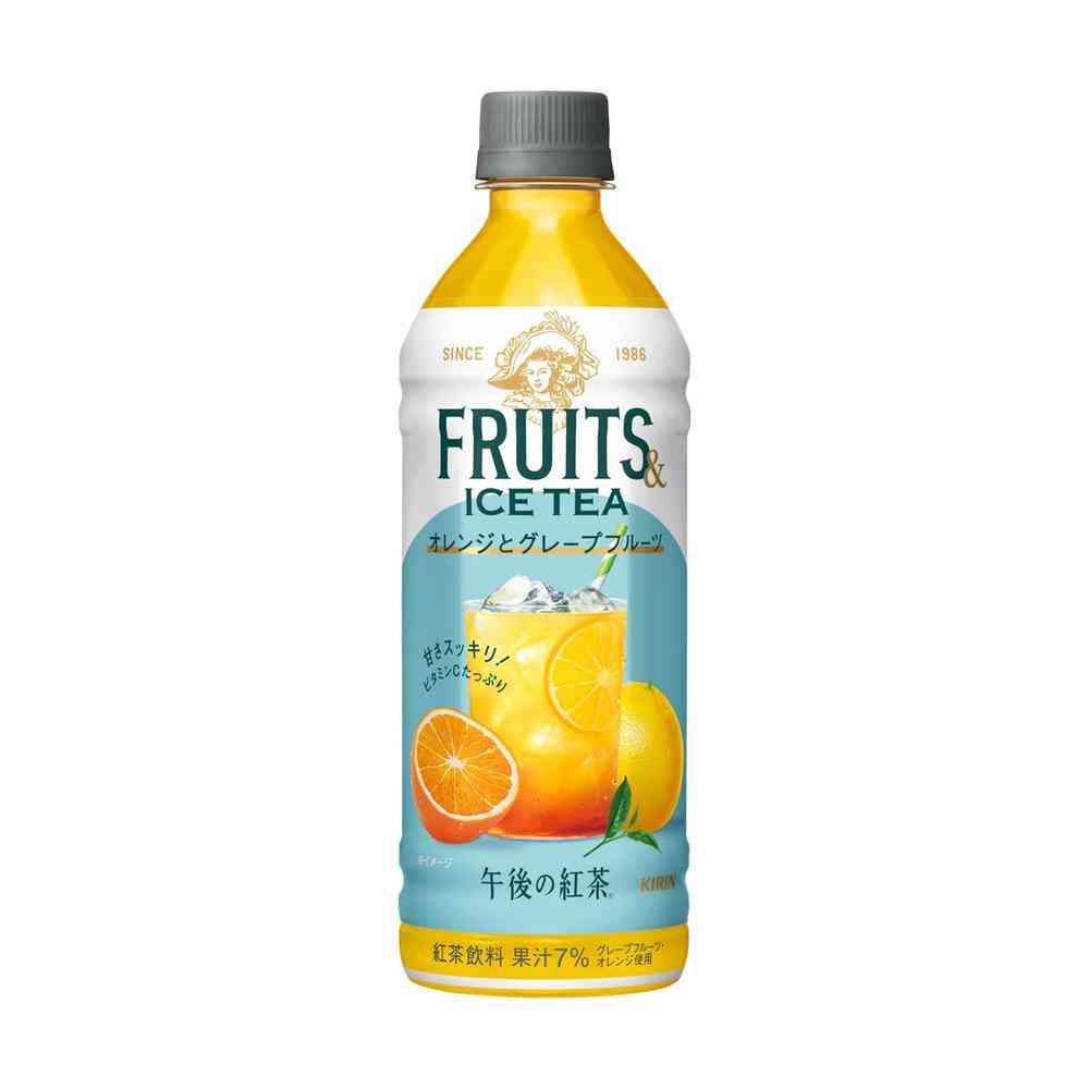 ◆キリン 午後の紅茶 FRUITS ＆ ICE TEA オレンジとグレープフルーツ 500ml - Image 8
