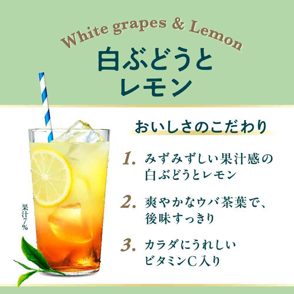◆キリン 午後の紅茶 FRUITS&ICE TEA 白ぶどうとレモン 500ml - Image 11