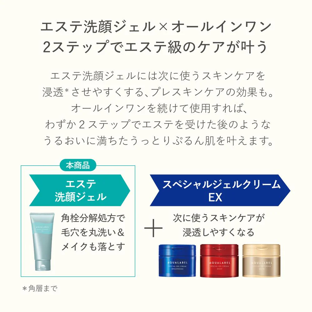 資生堂 アクアレーベル エステ洗顔ジェル 130g - Image 10