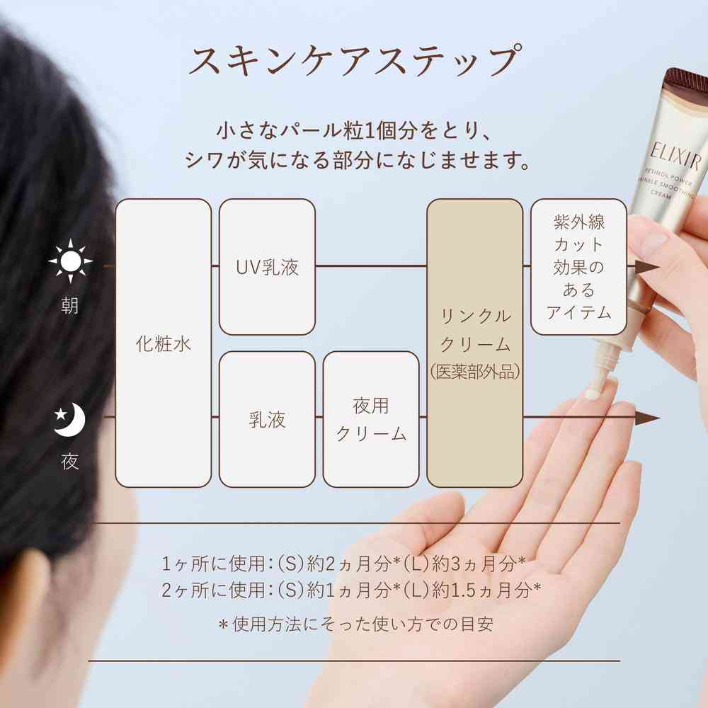 【医薬部外品】資生堂 エリクシール シュペリエル レチノパワー リンクルクリーム ba L 22g - Image 9