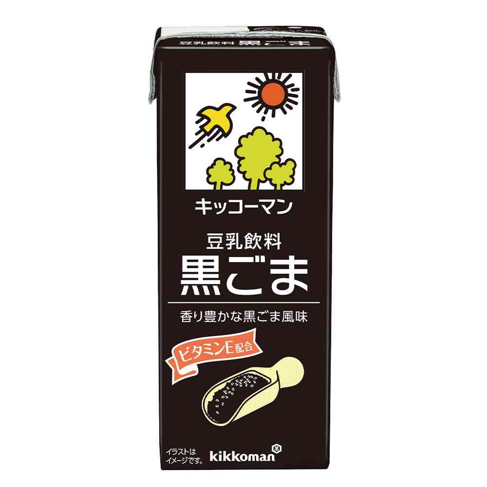 ◆キッコーマン 豆乳飲料 黒ごま 200ml - Image 3