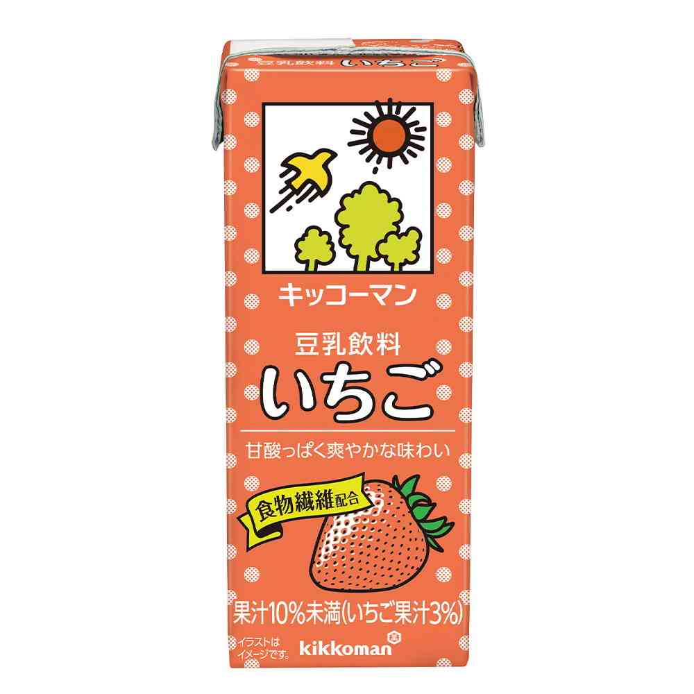 ◆キッコーマン 豆乳飲料 いちご 200ml - Image 4