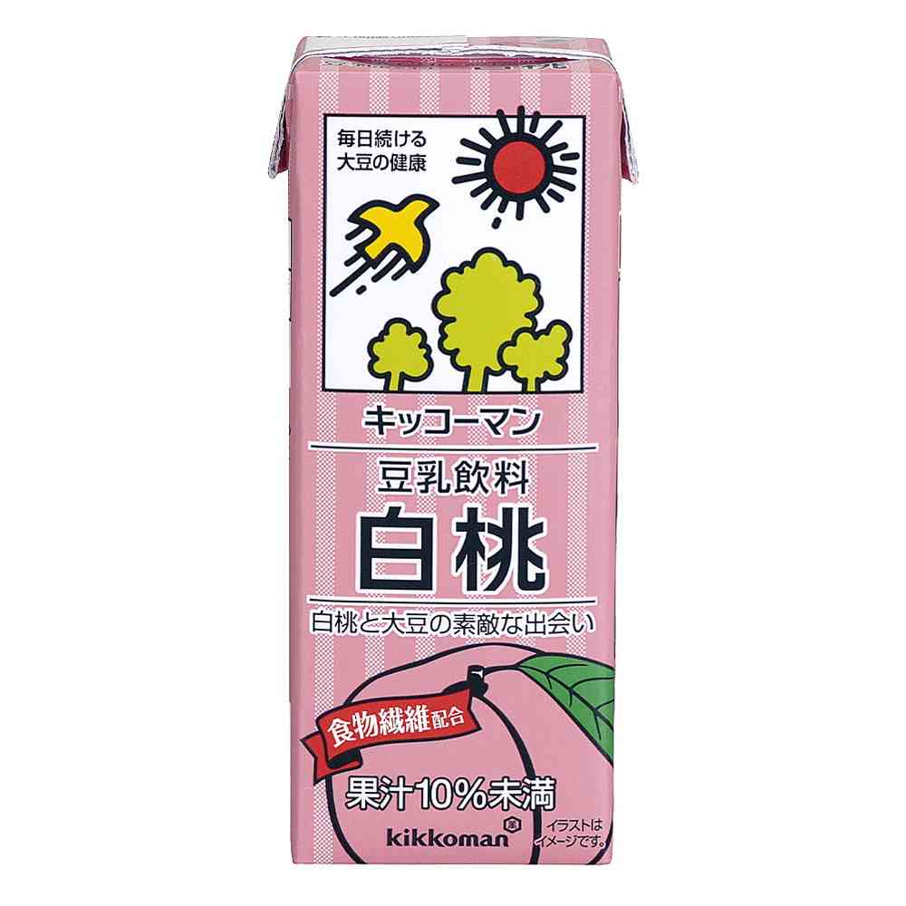 ◆キッコーマン 豆乳飲料 白桃 200ml - Image 7