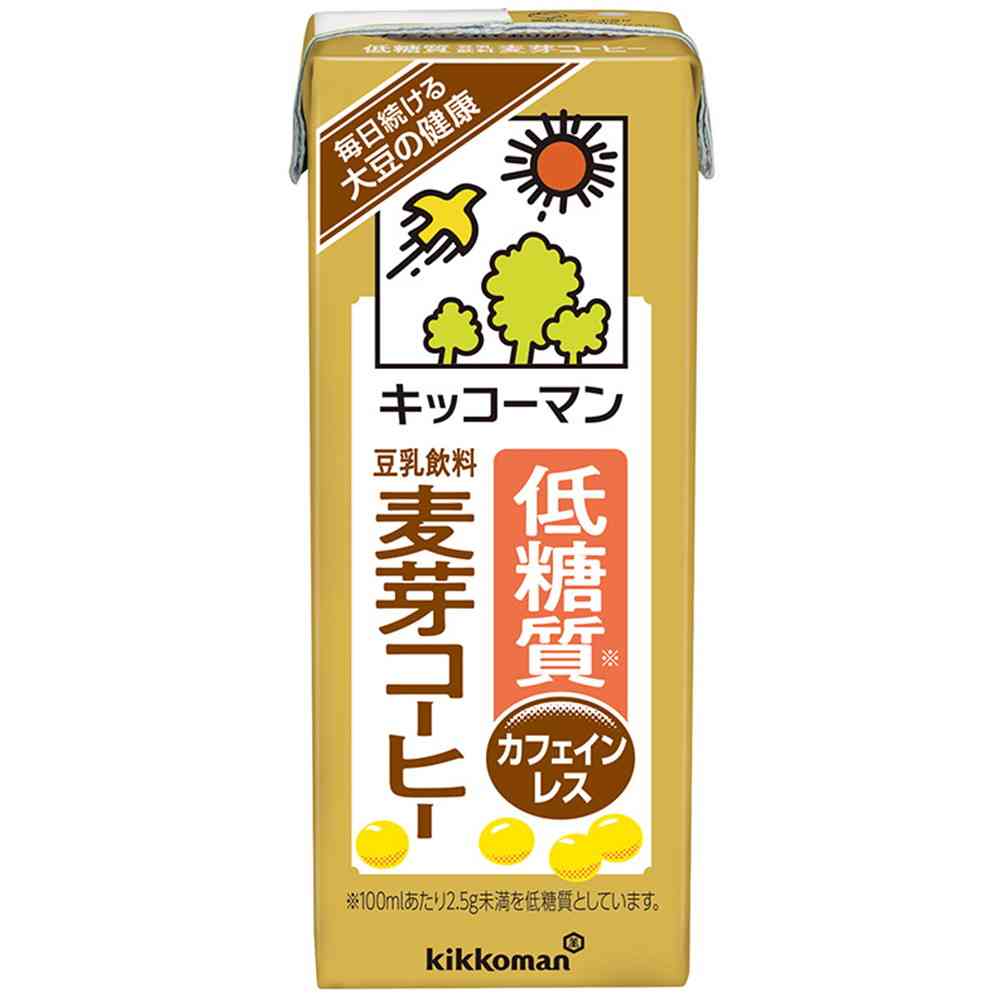 ◆キッコーマン 低糖質 豆乳飲料麦芽コーヒー 200ml - Image 4